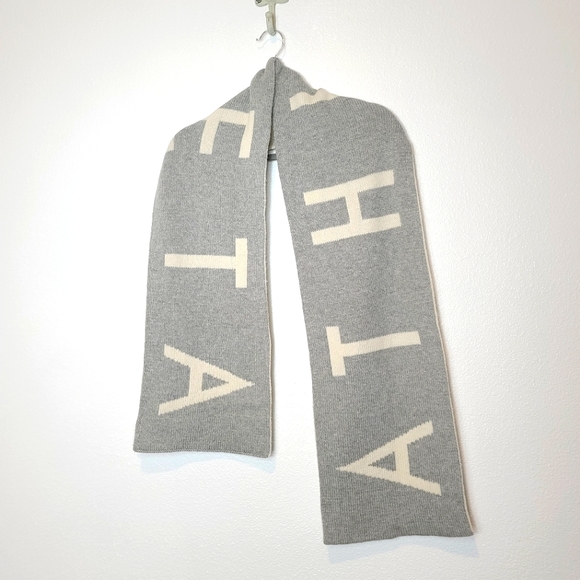 ATHLETA Daily Knit Cashmere Wool Blend Reversible Cozy Scarf - Picture 7 of 10